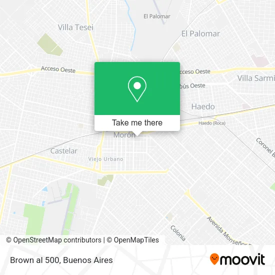 Mapa de Brown al 500
