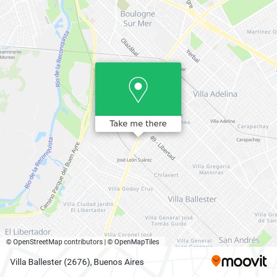 Villa Ballester (2676) map