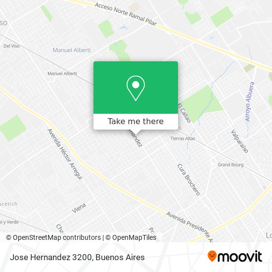 Jose Hernandez 3200 map