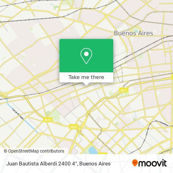 Mapa de Juan Bautista Alberdi  2400 4°