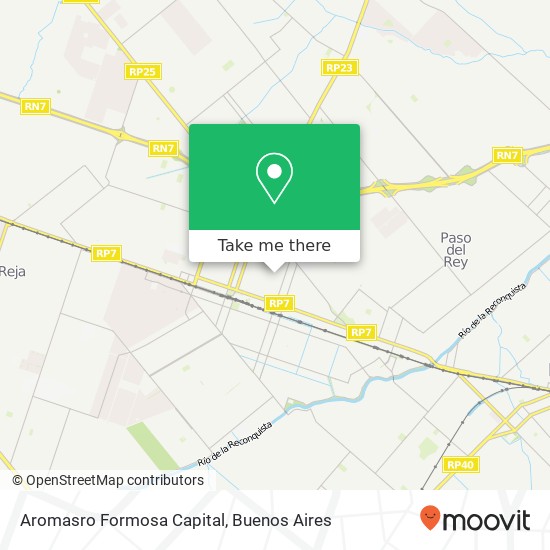 Aromasro Formosa Capital map