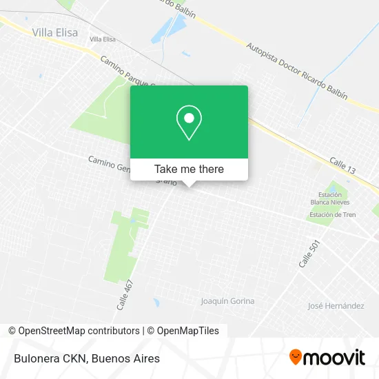 Mapa de Bulonera CKN