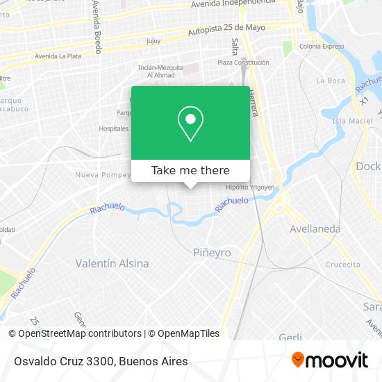 Osvaldo Cruz 3300 map