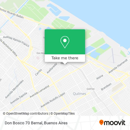 Don Bosco 70  Bernal map