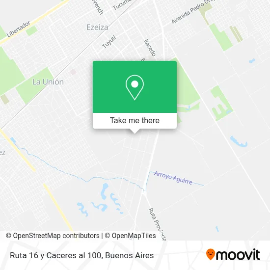 Ruta 16 y Caceres al 100 map