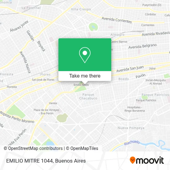 EMILIO MITRE 1044 map