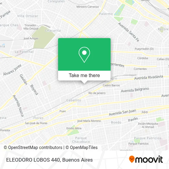 ELEODORO LOBOS 440 map
