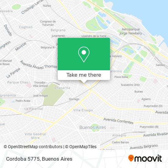 Mapa de Cordoba 5775