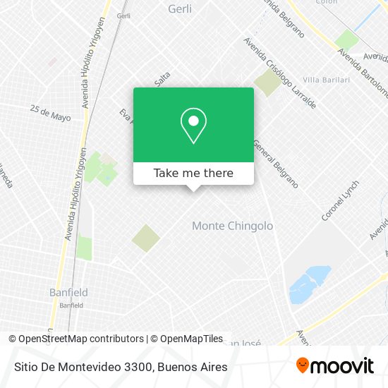 Mapa de Sitio De Montevideo 3300