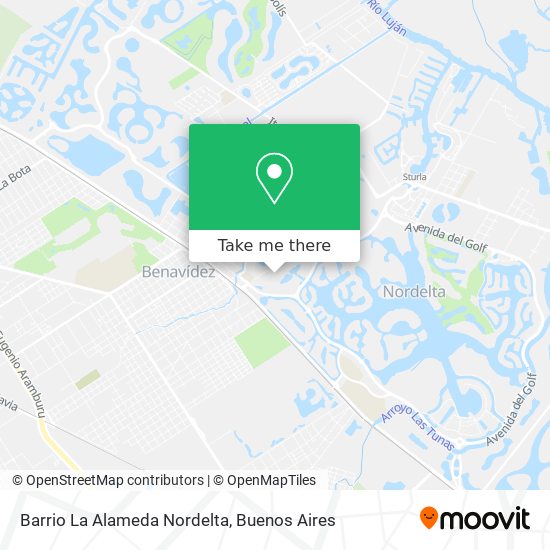 Barrio La Alameda  Nordelta map