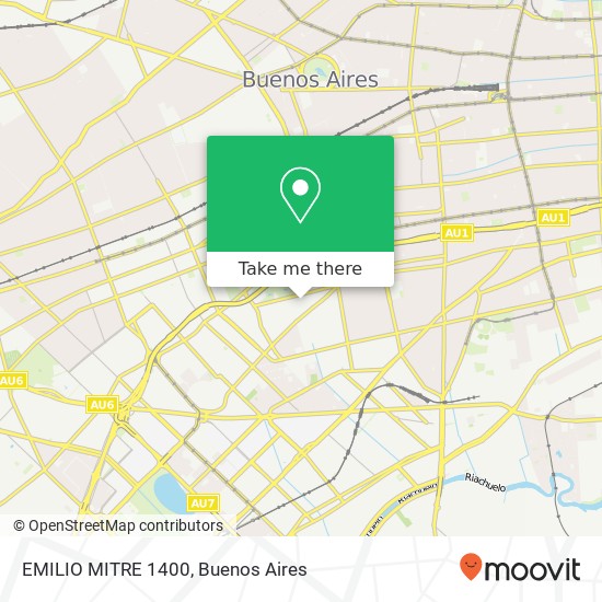 EMILIO MITRE 1400 map