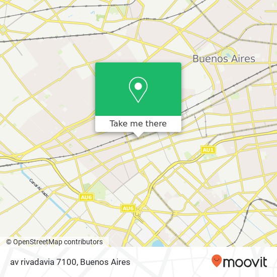 av rivadavia 7100 map