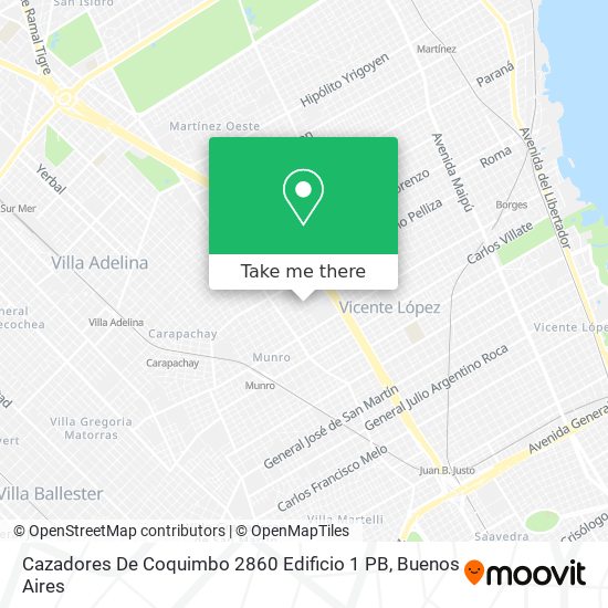 Cazadores De Coquimbo 2860   Edificio 1 PB map
