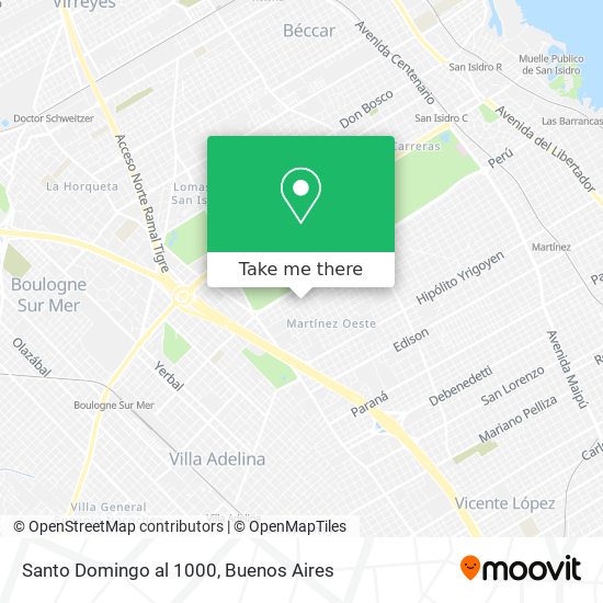 Santo Domingo al 1000 map