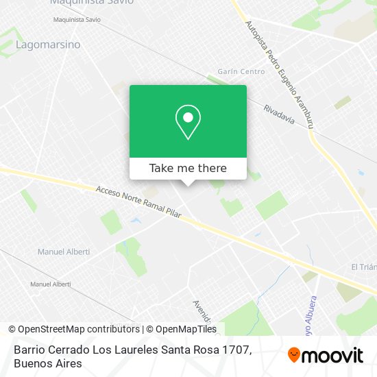 Barrio Cerrado Los Laureles   Santa Rosa 1707 map