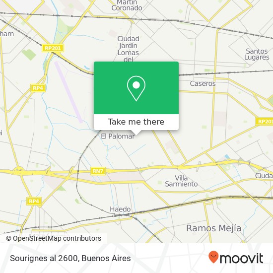 Sourignes al 2600 map