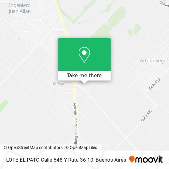 LOTE EL PATO Calle 548 Y Ruta 36 10 map