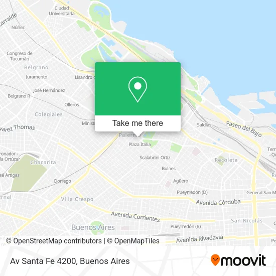Av  Santa Fe 4200 map