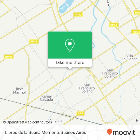 Libros de la Buena Memoria map