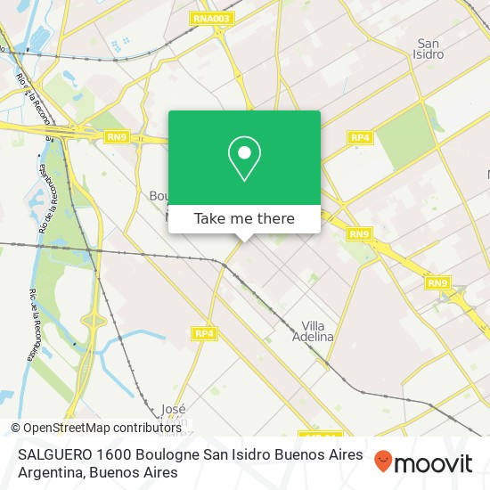 SALGUERO 1600  Boulogne  San Isidro  Buenos Aires  Argentina map