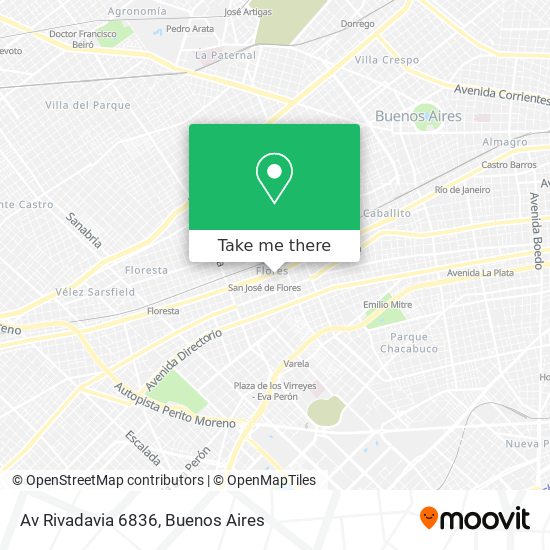Av  Rivadavia 6836 map