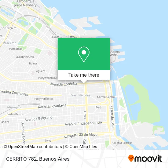 CERRITO 782 map