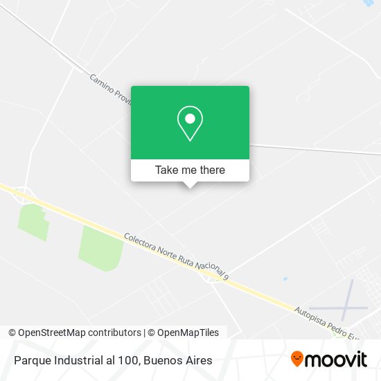 Parque Industrial al 100 map