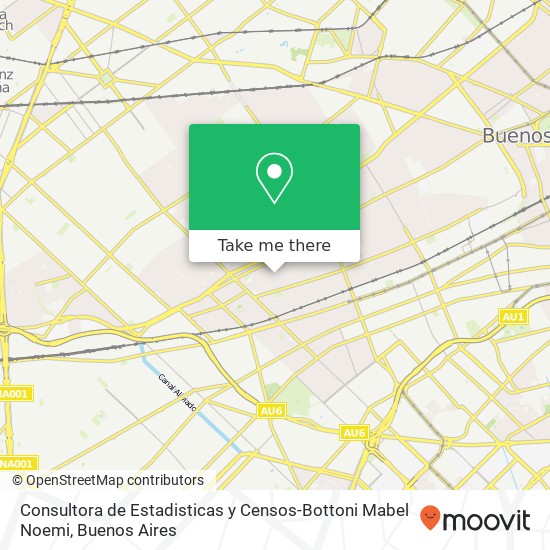 Consultora de Estadisticas y Censos-Bottoni Mabel Noemi map