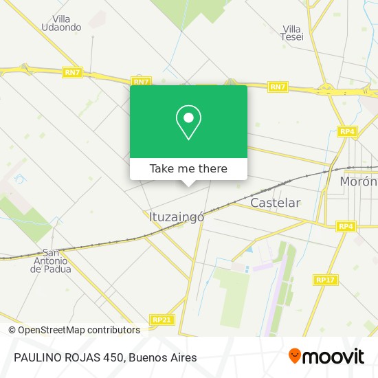 PAULINO ROJAS 450 map