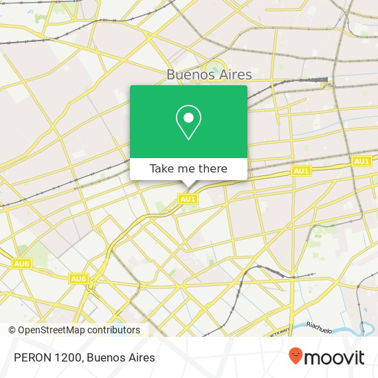 PERON 1200 map