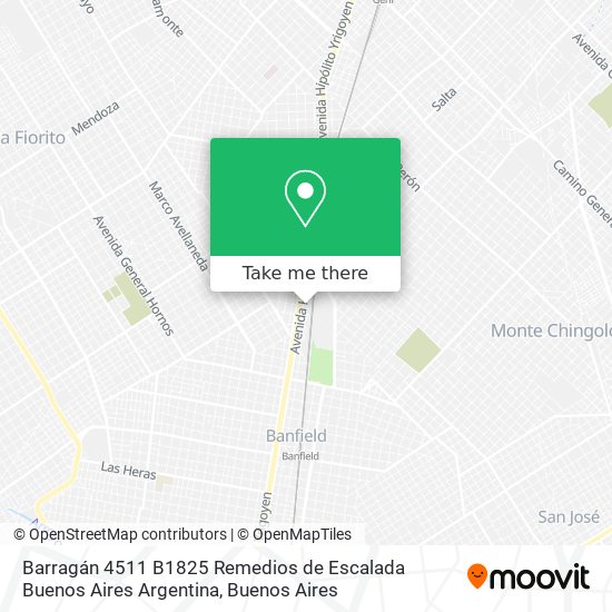 Barragán 4511  B1825 Remedios de Escalada  Buenos Aires  Argentina map
