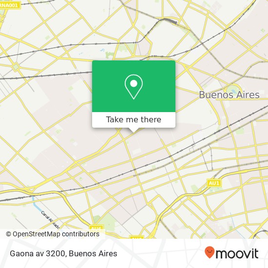 Mapa de Gaona av  3200