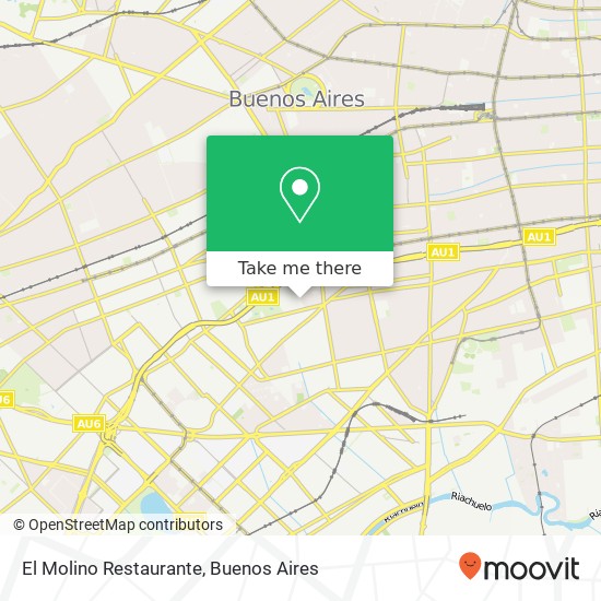 El Molino Restaurante map