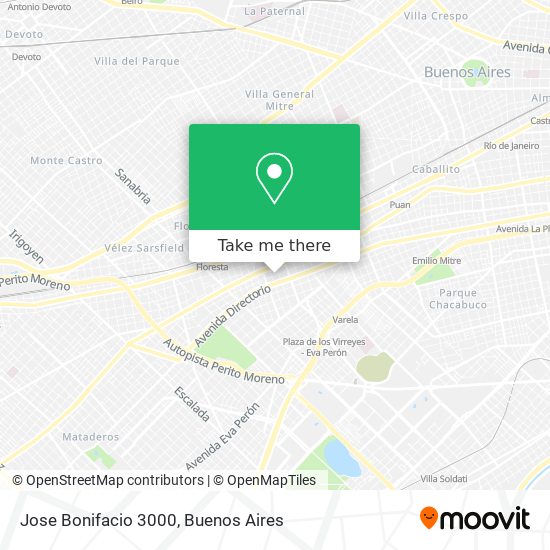 Jose Bonifacio 3000 map