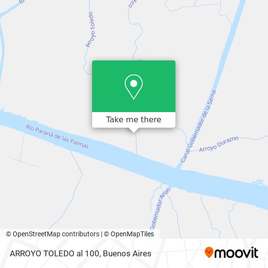 ARROYO TOLEDO al 100 map