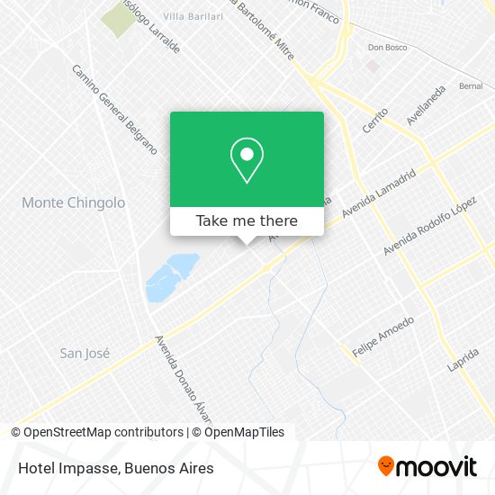 Mapa de Hotel Impasse