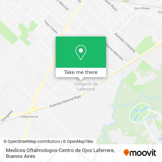 Medicos Oftalmologos-Centro de Ojos Laferrere map