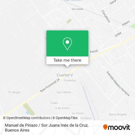 Manuel de Pinazo / Sor Juana Inés de la Cruz map