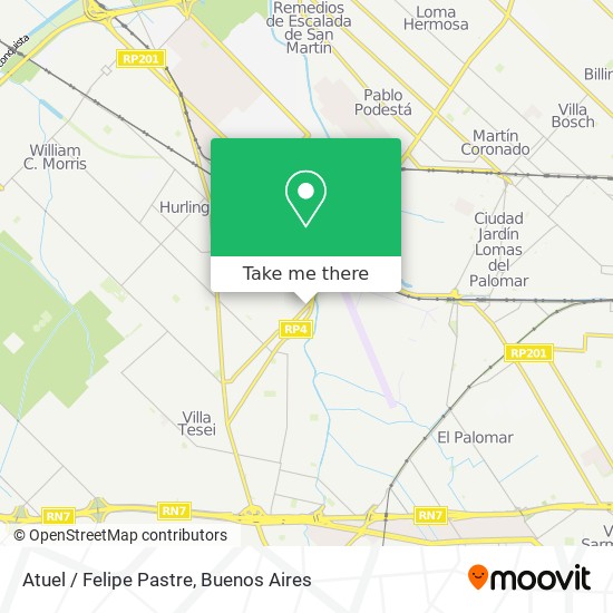 Atuel / Felipe Pastre map