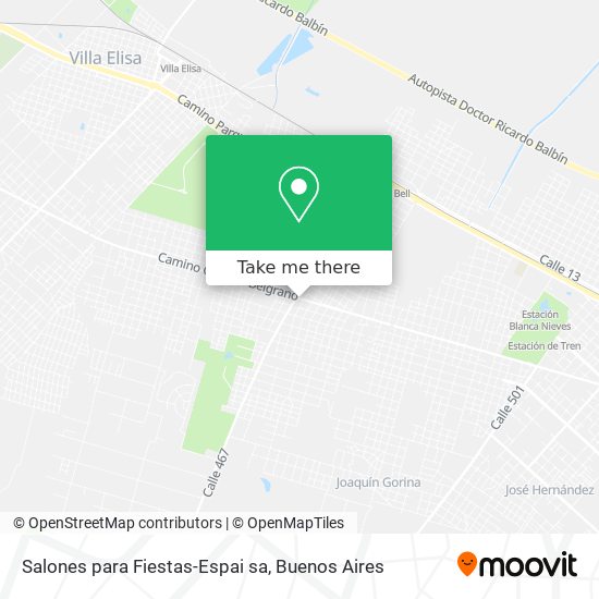 Mapa de Salones para Fiestas-Espai sa