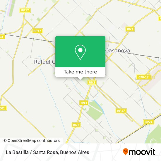 Mapa de La Bastilla / Santa Rosa