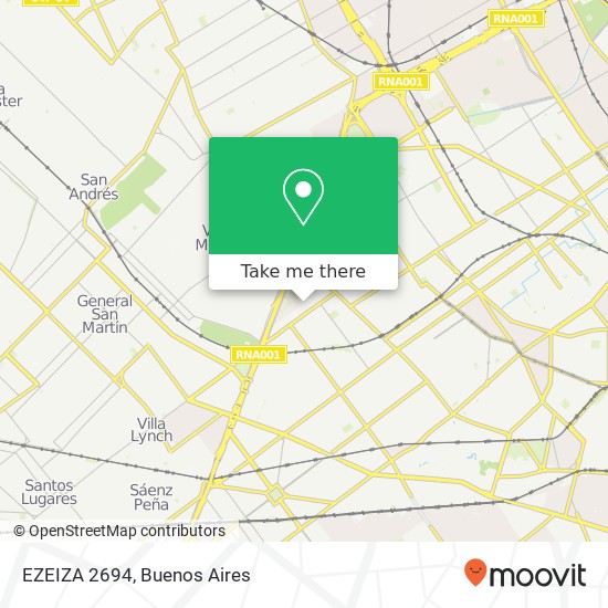 EZEIZA 2694 map