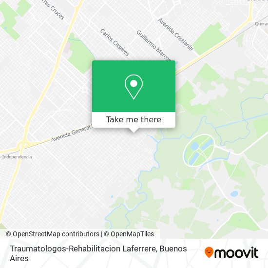 Traumatologos-Rehabilitacion Laferrere map