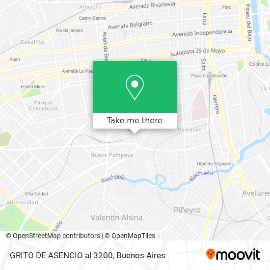 GRITO DE ASENCIO al 3200 map