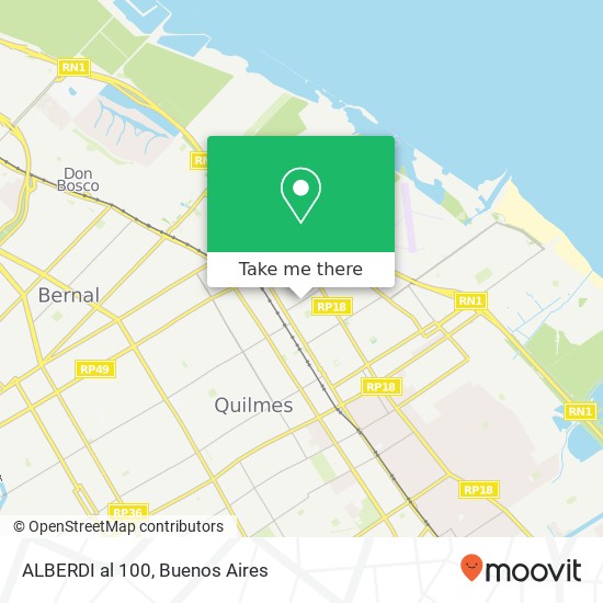 Mapa de ALBERDI al 100