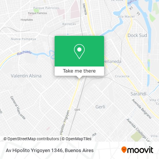 Av  Hipolito Yrigoyen 1346 map