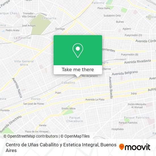 Centro de Uñas Caballito y Estetica Integral map
