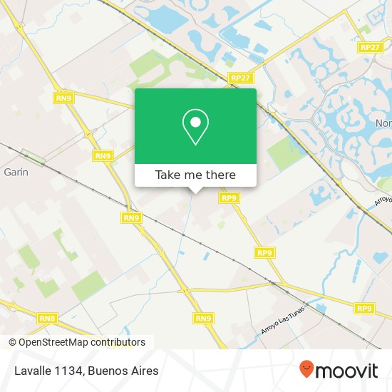 Lavalle 1134 map