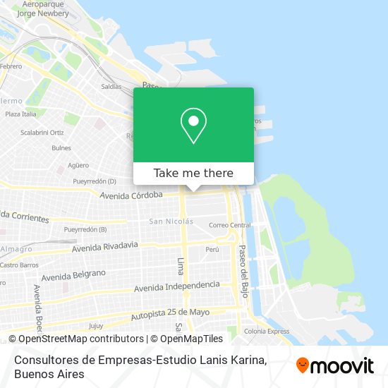 Consultores de Empresas-Estudio Lanis Karina map