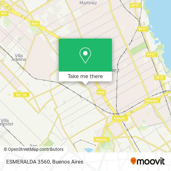 Mapa de ESMERALDA 3560